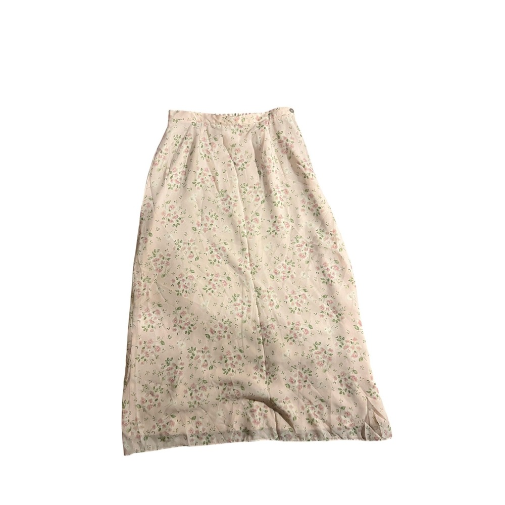 Eagle‎ Eye Womens Midi Skirt Floral Print Pink Size 12